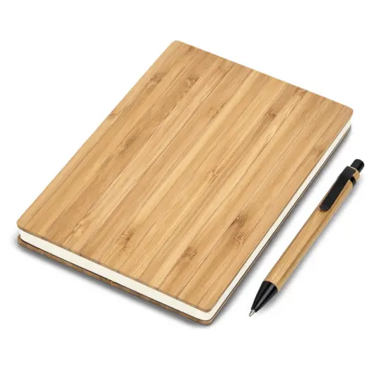 Okiyo Yahari Bamboo Notebook & Pen Set Seperate